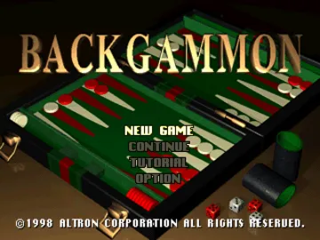 Backgammon (JP) screen shot title